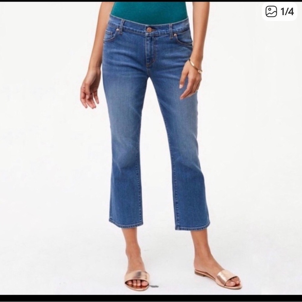 Loft kick crop jeans. Size 14.‎ - Picture 3 of 14